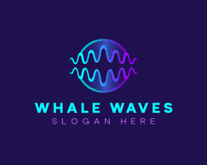 Sound Wave Audio logo design