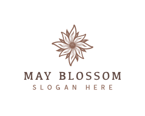 Floral Bloom Flower logo design