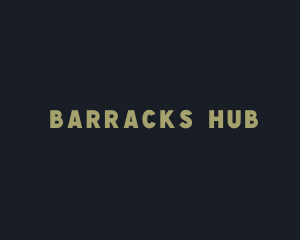 Barracks - Masculine Business Brand logo design