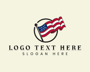 Veteran Campaign Flag Logo