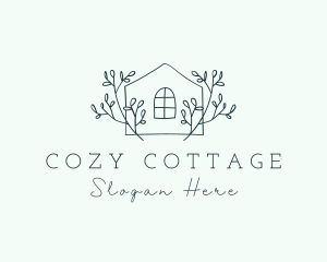 Cottage - Nature Residential House logo design