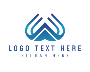 Technology - Generic Business Letter W logo design
