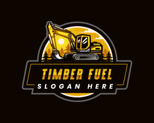 Industrial Machinery Excavator logo design