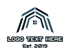 Technician - Blue Mosaic House logo design