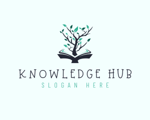 Book of Knowledge Tree logo design