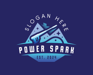 Clean Pressure Washer Logo