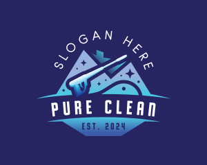 Clean Pressure Washer logo design