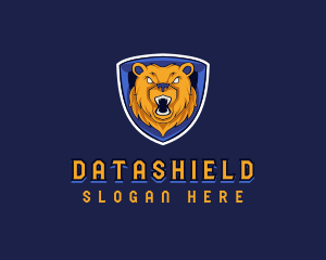 Angry Bear Shield Logo