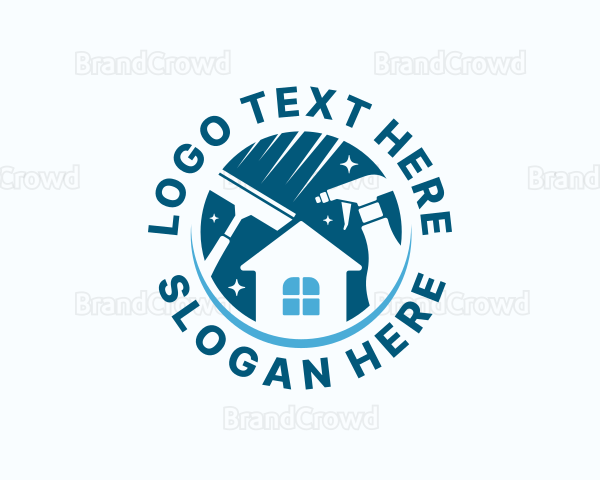 Blue Housekeeper Home Logo