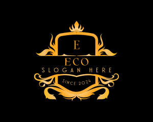 Premium Ornamental Crown Logo