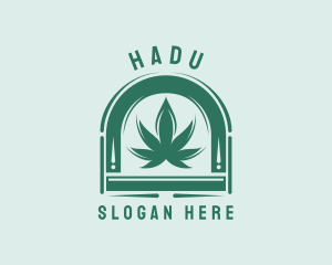 Herbal Marijuana Leaf Logo