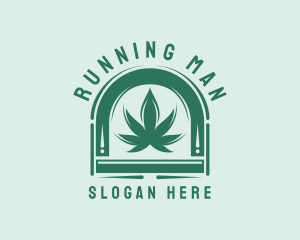 Herbal Marijuana Leaf Logo