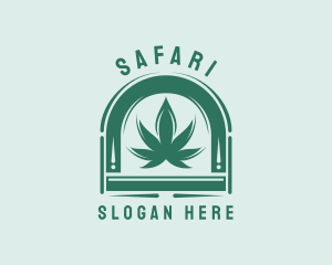 Cbd - Herbal Marijuana Leaf logo design