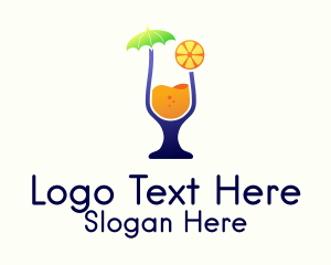 Tropical Orange Juice  Logo