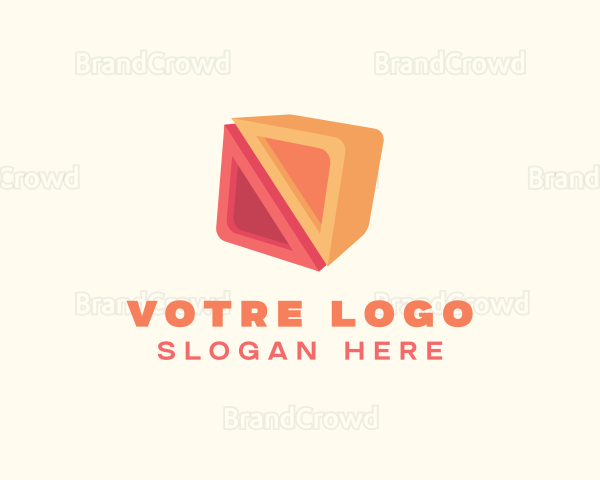 3D Crate Cube Logo