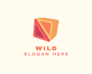 Marketing - 3D Crate Cube logo design