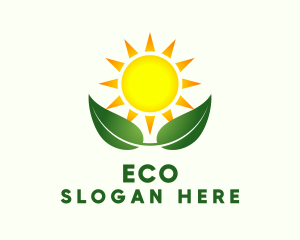 Organic Plant Sprout Farming Logo