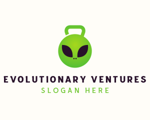 Alien Kettlebell Gym logo design