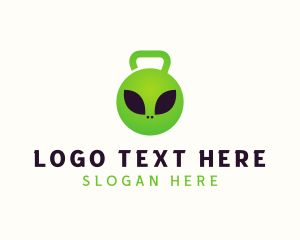 Torso - Alien Kettlebell Gym logo design
