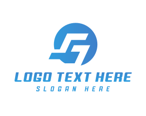 Transportation - Digital Software Letter G logo design