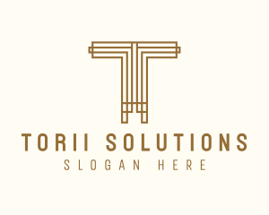 Elegant Corporate Letter T logo design