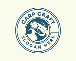 Carp - Ocean Fish Restaurant logo design