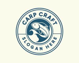 Ocean Fish Restaurant logo design