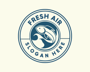 Ocean Fish Restaurant logo design