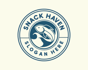 Ocean Fish Restaurant logo design