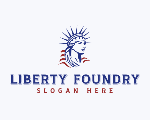 Patriotic Liberty USA logo design