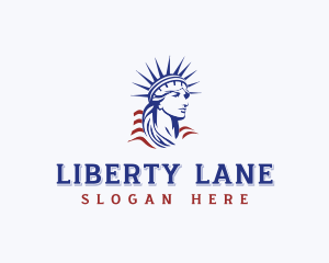 Patriotic Liberty USA logo design