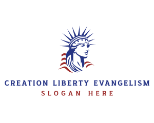 Patriotic Liberty USA logo design