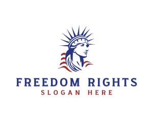 Patriotic Liberty USA logo design