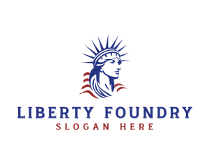 Patriotic Liberty USA logo design