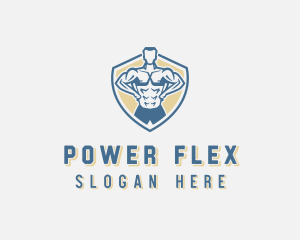 Muscle - Muscle Workout Fitness logo design