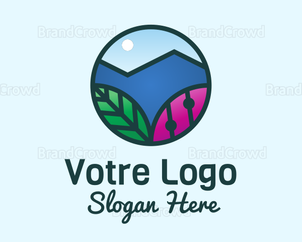 Mountain Nature Landscape Logo