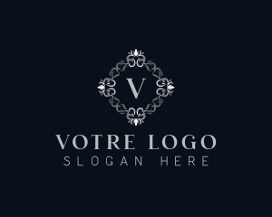 Antique - Elegant Fashion Floral logo design