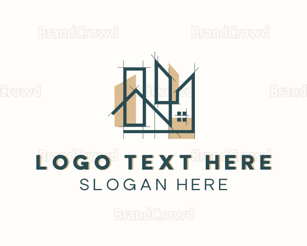 Architectural House Residence Logo
