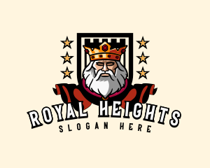 Royal King Beard logo design