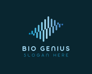 Biotechnology - Tech Waves Lab logo design