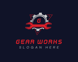 Industrial Gear Maintenance logo design