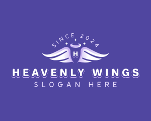 Angel - Holy Angel Wings logo design