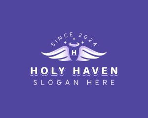 Holy Angel Wings logo design