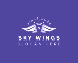 Holy Angel Wings logo design