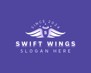 Holy Angel Wings logo design