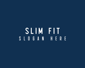 Slim - Slim Tall Modern Business logo design