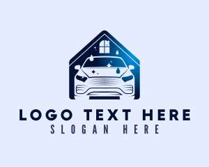 Vacuum Cleaner - House Car Wash logo design