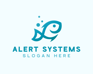 Marine Fish Aquarium logo design