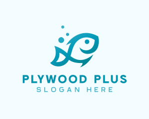 Marine Fish Aquarium logo design