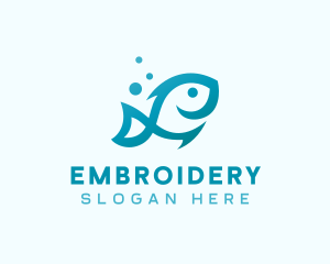 Marine Fish Aquarium logo design